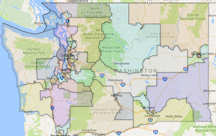 WA Leg Districts 2016